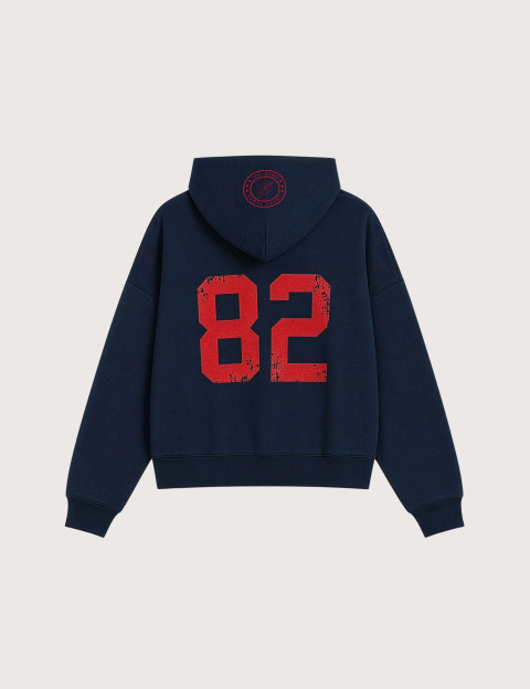 Sweat Capuche Enfant American Hood Marine